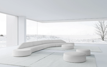 GUEST - Sectional fabric sofa by La Cividina - view 3